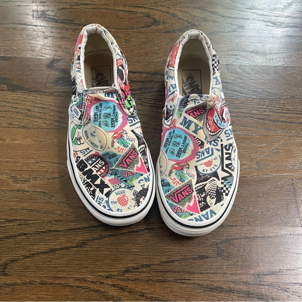 Vans Kids Slip-On Sneakers - Multicolor Print